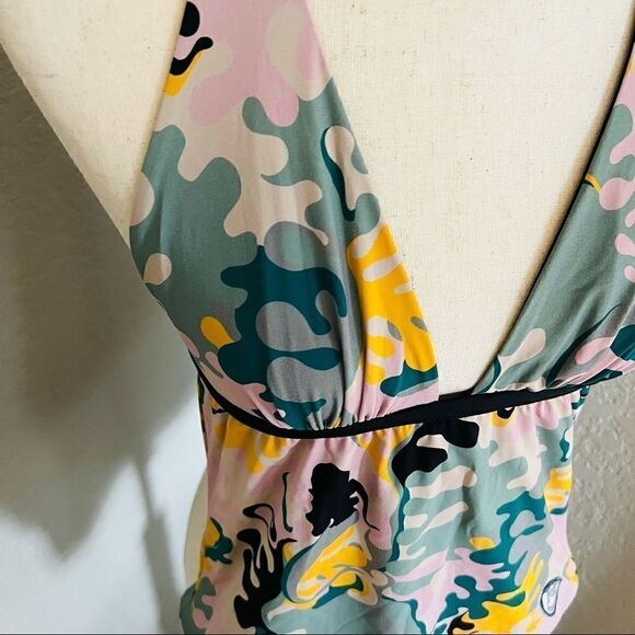 MISSONI Printed Halter One-Piece Swimsuit, Size 42 Euro (8 US) Multi Color,‎ NWT - Picture 6 of 15